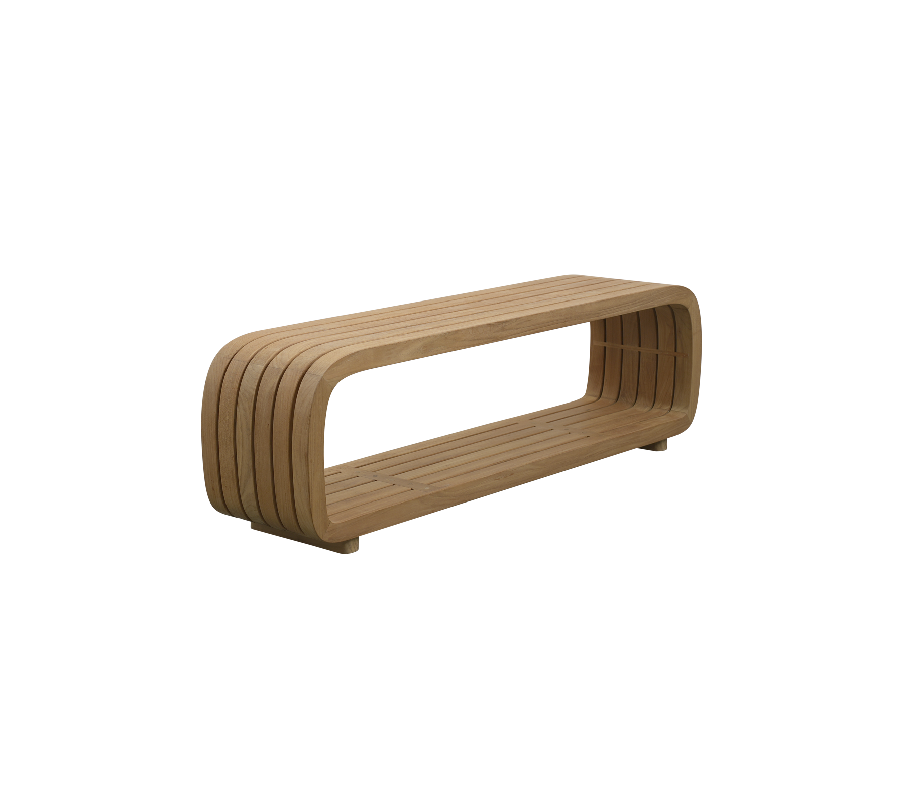 Mellow sofa modul/kaffebord – et skulpturelt, multifunktionelt udendørs møbel med bløde, organiske linjer og holdbart, vejrbestandigt design, ideelt til at skabe en rolig og stilfuld loungeindstilling.