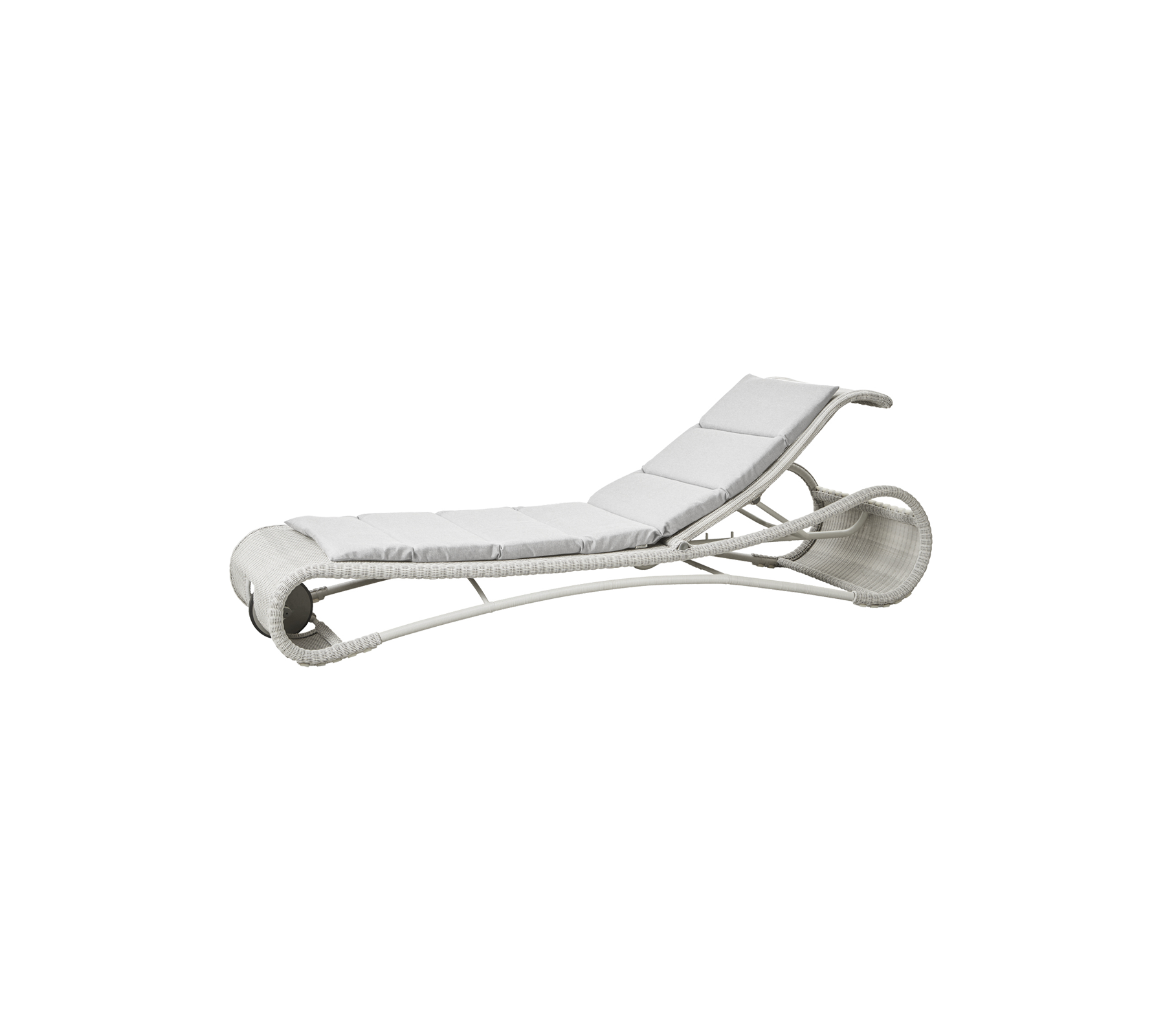Stilfuld loungestol med et slankt design og komfortabel polstring, perfekt til afslapning og fritid.