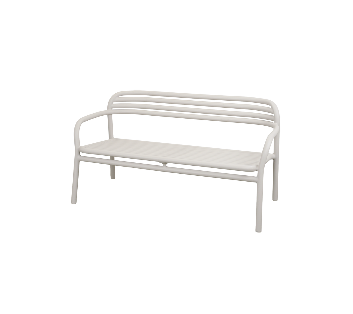 Moderne sandbænk med et minimalistisk design.