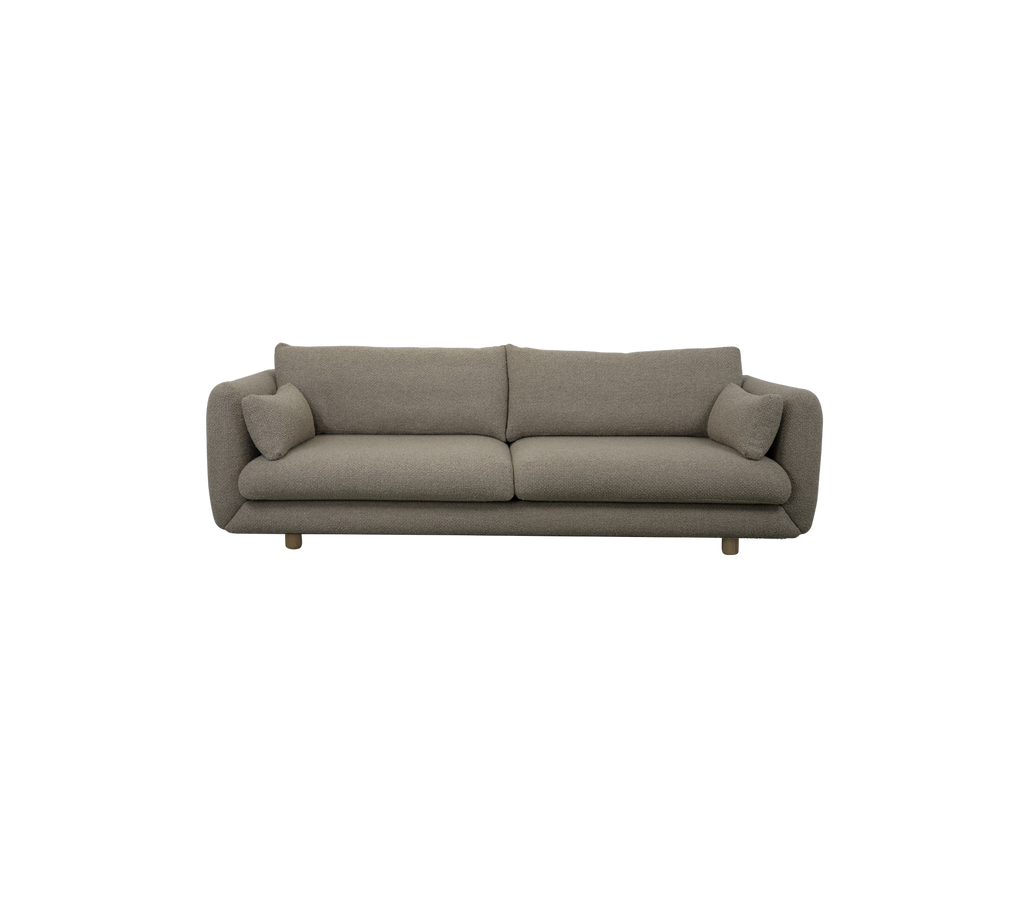 Bloom 3-seater sofa w/teak legs