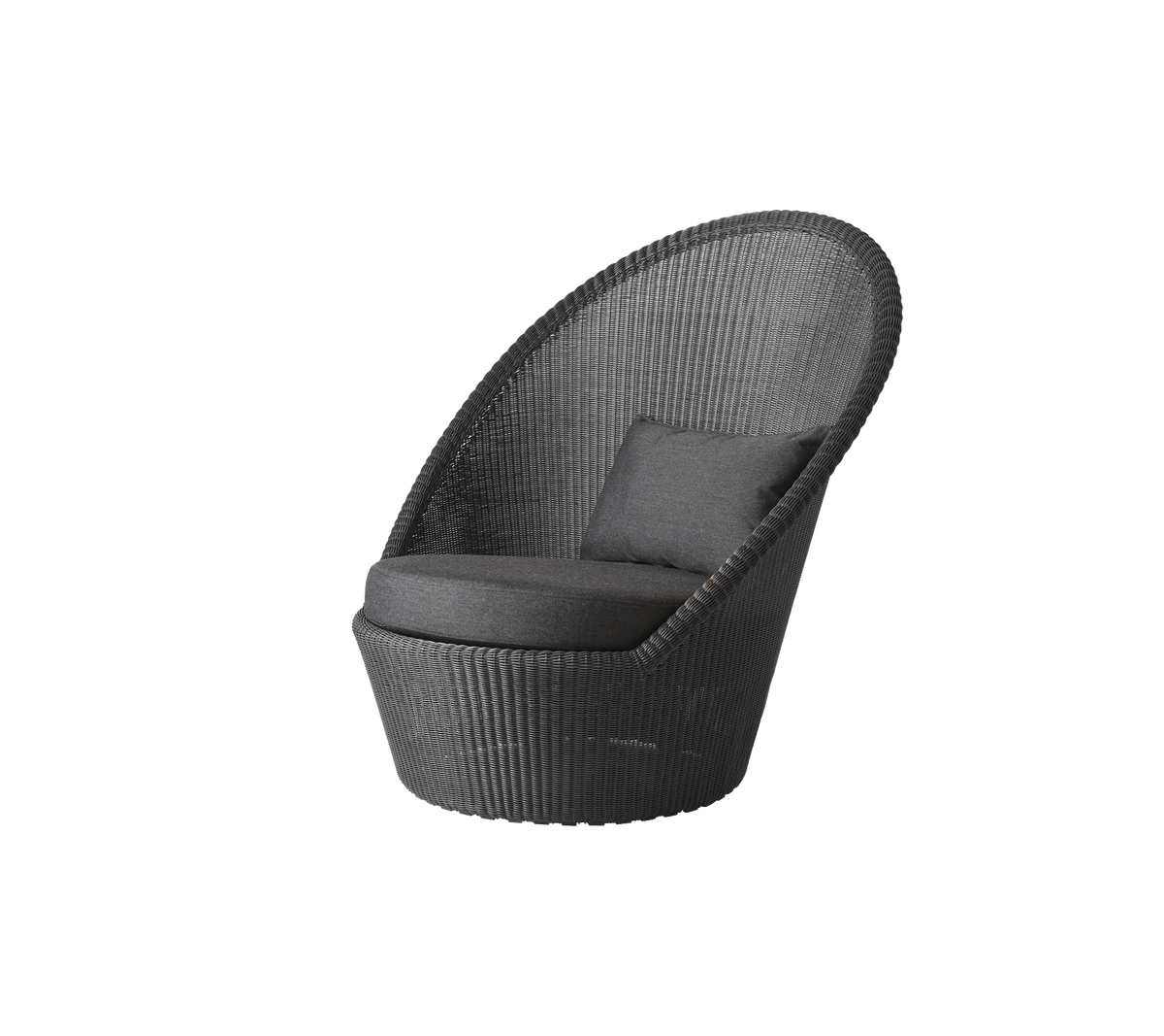 Stilfuld, moderne stol med et buet design og en komfortabel pude, perfekt til afslapning og til at forbedre æstetikken i ethvert rum.