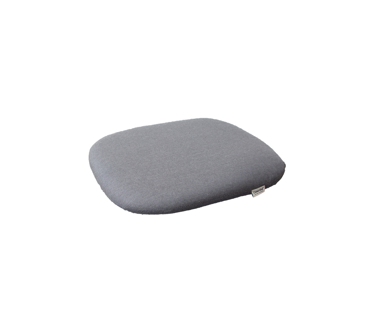Grå pude designet til komfort og støtte, med en slank, minimalistisk form og blødt stof. Ideel til forbedringer af siddekomfort.