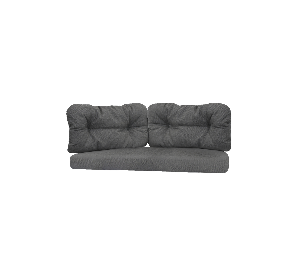 Stilfuld grå sofa med bløde puder og et moderne design, perfekt til at forbedre komforten i ethvert opholdsområde.
