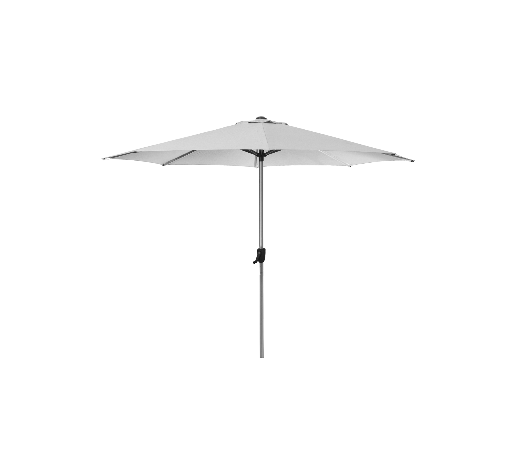 Sunshade parasol m/krank, dia. 3 m