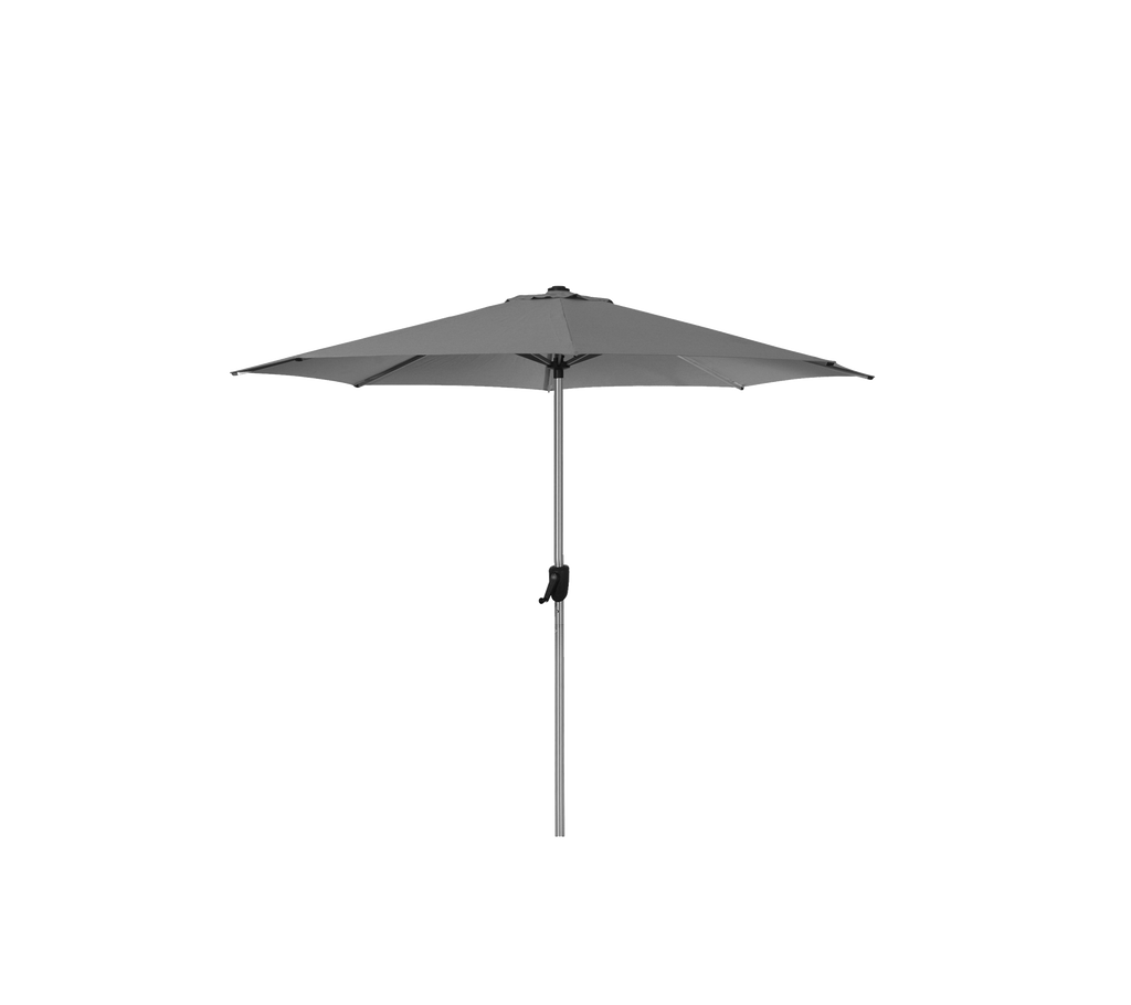 Sunshade parasol m/krank, dia. 3 m