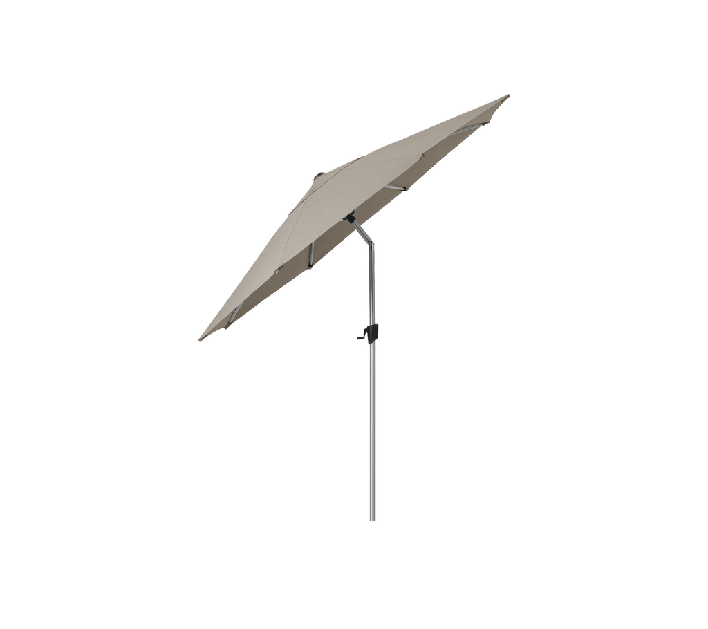 Sunshade parasol m/tilt, dia. 3 m