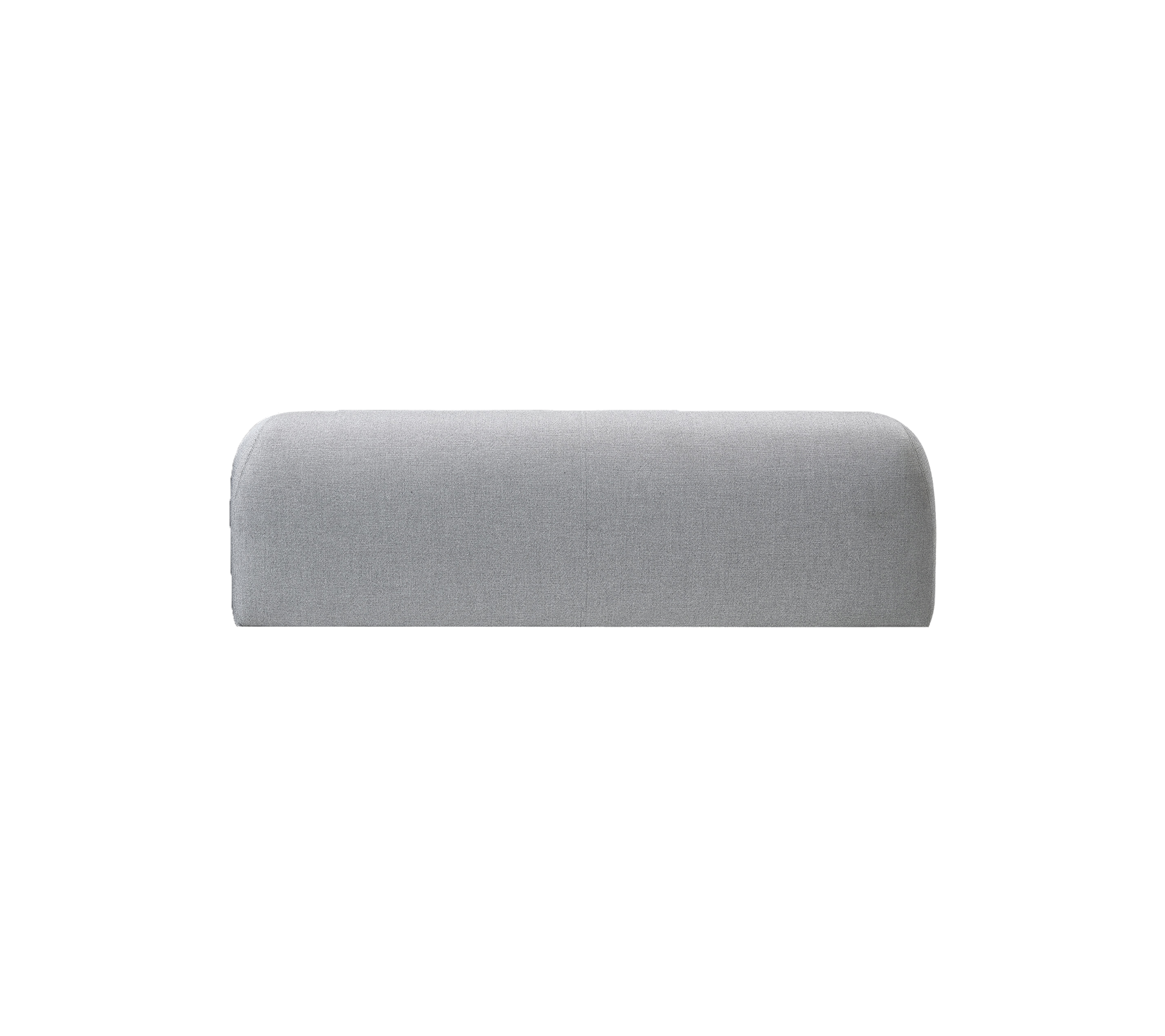 Rygmodul til Space 2-personers sofa med en afrundet top, designet til stilfuld siddeplads i et moderne miljø.
