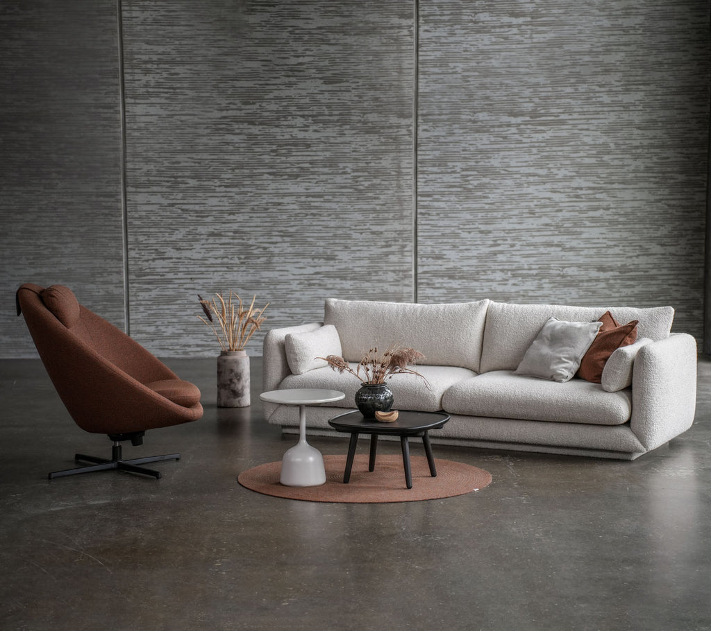 Bloom 3-pers. sofa med plint