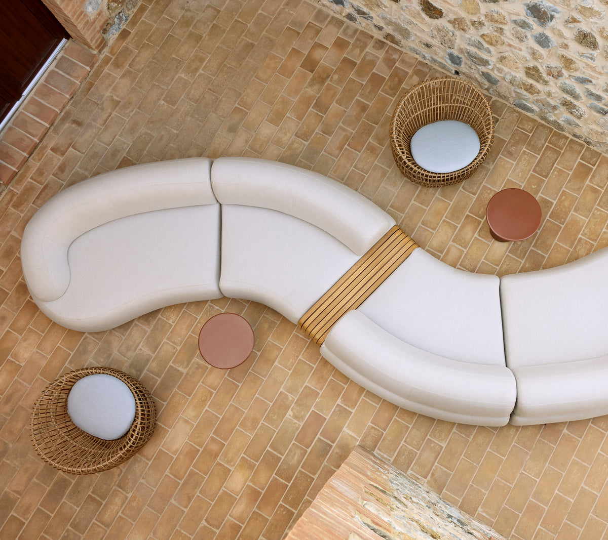 Cane-line Mellow sofa module right w/long backrest - Scandinavian ...