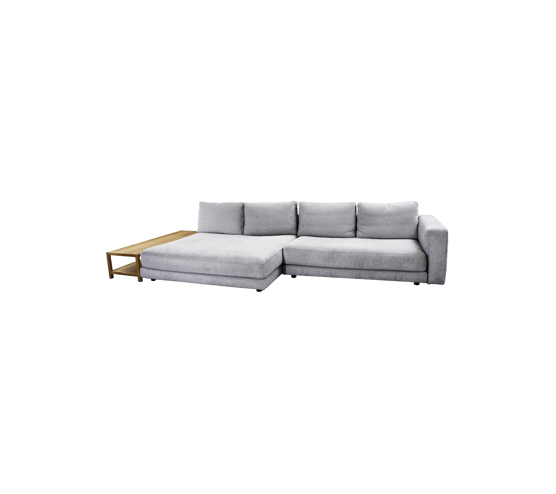 Scale 2-pers. sofa venstre m/dobbelt daybed, armlæn og bord