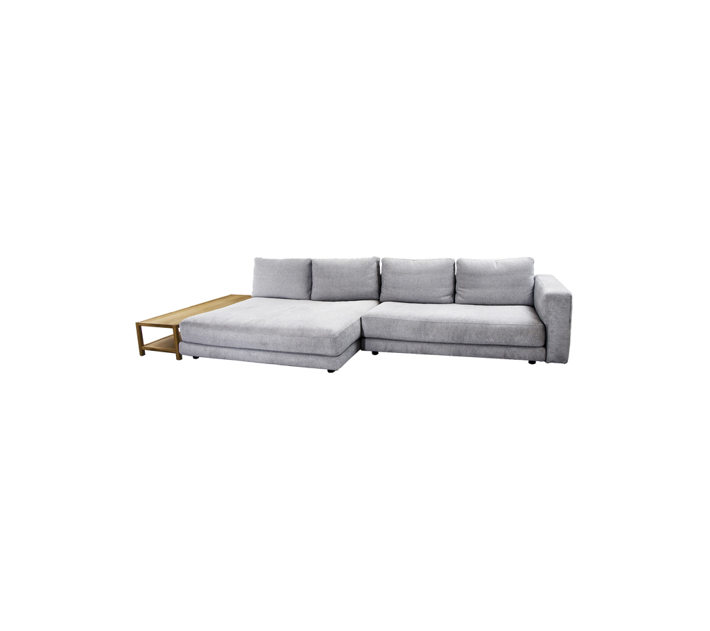 Scale 2-pers. sofa venstre m/dobbelt daybed, armlæn og bord