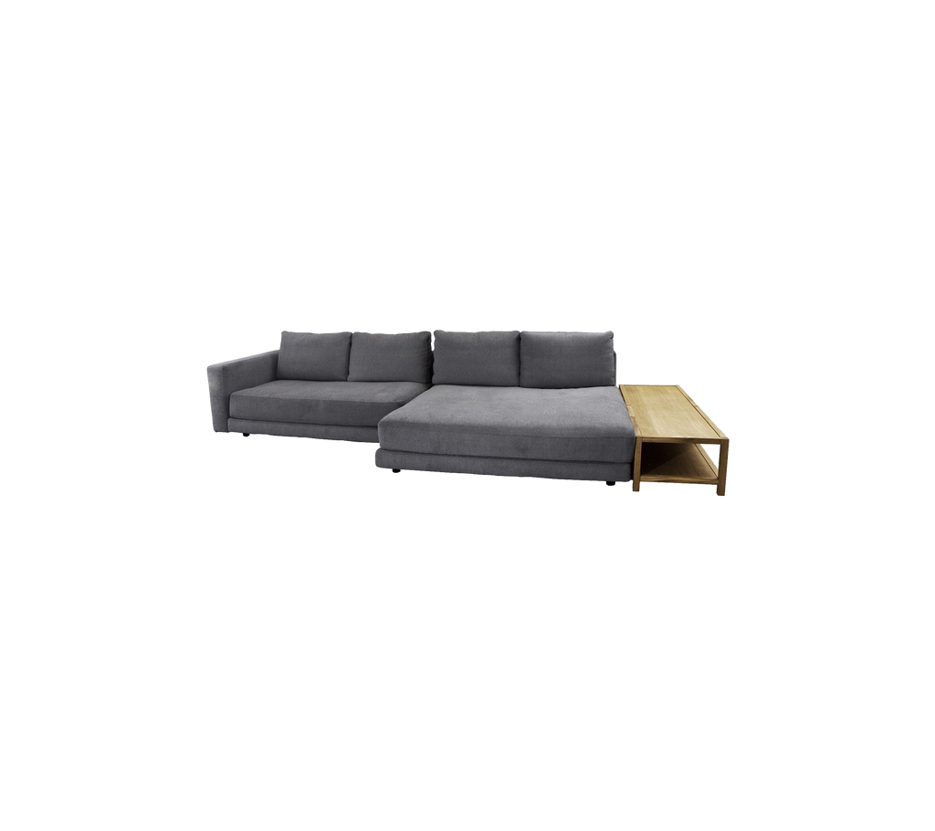 Scale 2-seater sofa venstre m/dobbelt daybed, armlæn og bord (3)