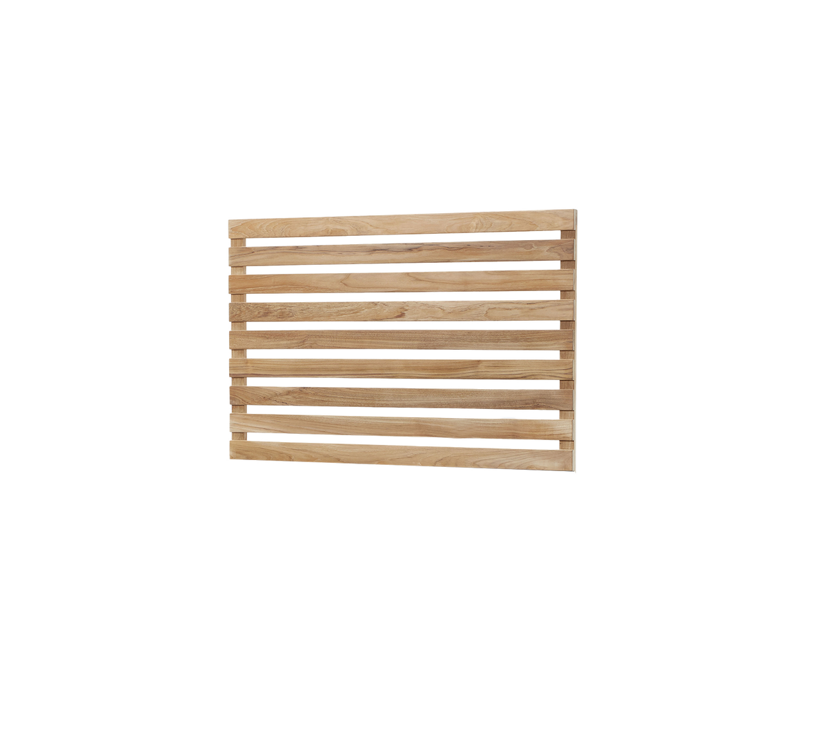 Et træpanel med horisontale planker, der viser en naturlig finish og et simpelt design, der passer til forskellige anvendelser.